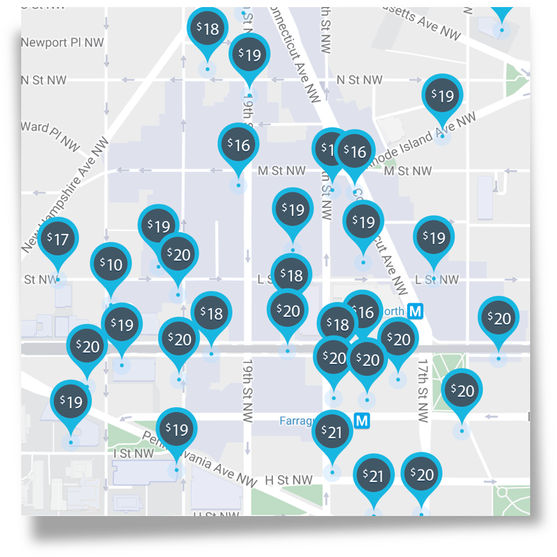 Washington, DC Parking - From $11 - Find & Book Parking in Washington, DC  Guaranteed Parking 